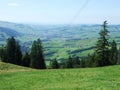 Panoramic view of the village of Schwende and Brulisau