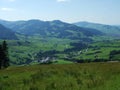 Panoramic view of the village of Schwende and Brulisau