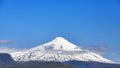 Panoramic view of the Villarrica volcano, Chile Royalty Free Stock Photo