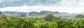 Panoramic view of the Vinales Valley in Cuba