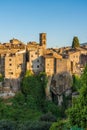 Vitorchiano, beautiful medieval village in the Province of Viterbo, Lazio, Italy. Royalty Free Stock Photo