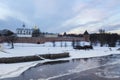 Panoramic view of Volkhov river and Kremlin, Novgorod The Great