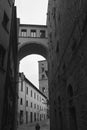 Panoramic view of Volterra - medieval Tuscan town with old houses, towers and churches, Tuscany, Italy Royalty Free Stock Photo