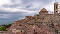 Panoramic view of Volterra, Tuscany, Italy Royalty Free Stock Photo