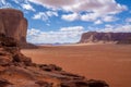 Panoramic View of Wadi Rum Desert, Jordan Royalty Free Stock Photo