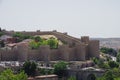 Panoramic view of walls and tower of the historic city of Avila Royalty Free Stock Photo