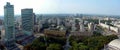Panoramic view of Warsaw, Poland Royalty Free Stock Photo