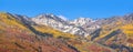 Wasatch mountain state park in Utah with colorful fall foliage in autumn time Royalty Free Stock Photo