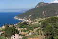 Panoramic view of the West coast of Mallorca Royalty Free Stock Photo