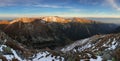 Panoramic view of West Tatras, Slovakia Royalty Free Stock Photo