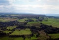 Panoramic view of west yorkshire countryside near halifax Royalty Free Stock Photo