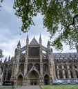 Panoramic view of Westminster Abbey, London Royalty Free Stock Photo