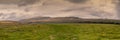Panoramic View of Whernside in the Yorkshire Dales Royalty Free Stock Photo