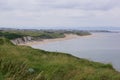 Panoramic view of the Whiterocks Beach in Portrush, Northern Ireland UK