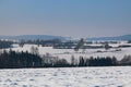 Panoramic view in winter