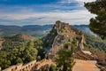 Panoramic view of Xativa Castle, Valencia, Spain Royalty Free Stock Photo