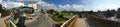 Panoramic view of a Y junction at Kathmandu, Nepal