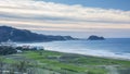 Panoramic view of Zarauz, Basque Country, Spain Royalty Free Stock Photo