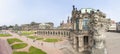 Panoramic view of Zwinger, Dresden