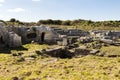 Panoramic Views of The Central Area in The Archaeologic Zone of Akrai in Palazzolo Acreide, Sicily.