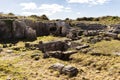 Panoramic Views of The Central Area in The Archaeologic Zone of Akrai in Palazzolo Acreide, Sicily.