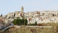 Panoramic views of the Cervera city, La Segarra, Province of Lleida, Catalonia, Spain