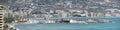 Panoramic view of embankment, Fuengirola - Spain Royalty Free Stock Photo