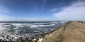 Panoramic views of Ocean Beach San francisco CALifornia