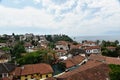 Panoramic views of the roofs old town Antalya Royalty Free Stock Photo
