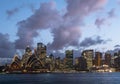 Panoramic views of Sydney harbour Royalty Free Stock Photo