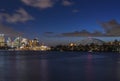 Panoramic views of Sydney harbour Royalty Free Stock Photo