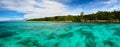 Panoramic views of the tropical island of the Philippines Royalty Free Stock Photo