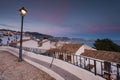 Panoramic vista from balcony in Altea, Spain