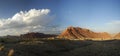 Panoramic vista in San Rafael Swell in Utah Royalty Free Stock Photo