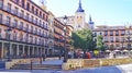 Panoramic of Zocodover square in Toledo, Castilla La Mancha
