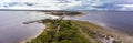 Panoramic at Ãâland island in Sweden Royalty Free Stock Photo