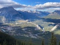 Panoramica view of Alberta canada Royalty Free Stock Photo