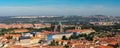 Panoramik Aerial View Of Prague City From Petrin Hill Royalty Free Stock Photo