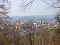 Panorana of a City Celje in Slovenia