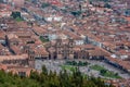 Panoranic view of Cusco Heritage site, Peru