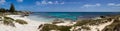 Panorma of Basin beach, Rottnest Island Royalty Free Stock Photo