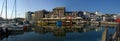 Panormic view of the Barbican Plymouth