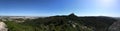 Panormic view of mountain top Royalty Free Stock Photo