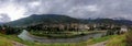 Panoromic view of thimpu Royalty Free Stock Photo