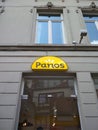 Panos cafe on a street in a town on Gent Royalty Free Stock Photo