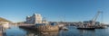 Panotamic view of the Victoria and Alfred Waterfront Royalty Free Stock Photo