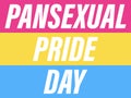 Pansexual pride day. Pansexual flag. Romantic attraction symbol. LGBT sexual minorities. Design for banner and poster. Vector