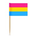 Pansexual pride flag movement lgbtq Toothpick flag