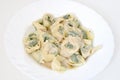 Pansotti with walnut sauce 2 Royalty Free Stock Photo