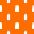 Pant jeans pattern vector orange